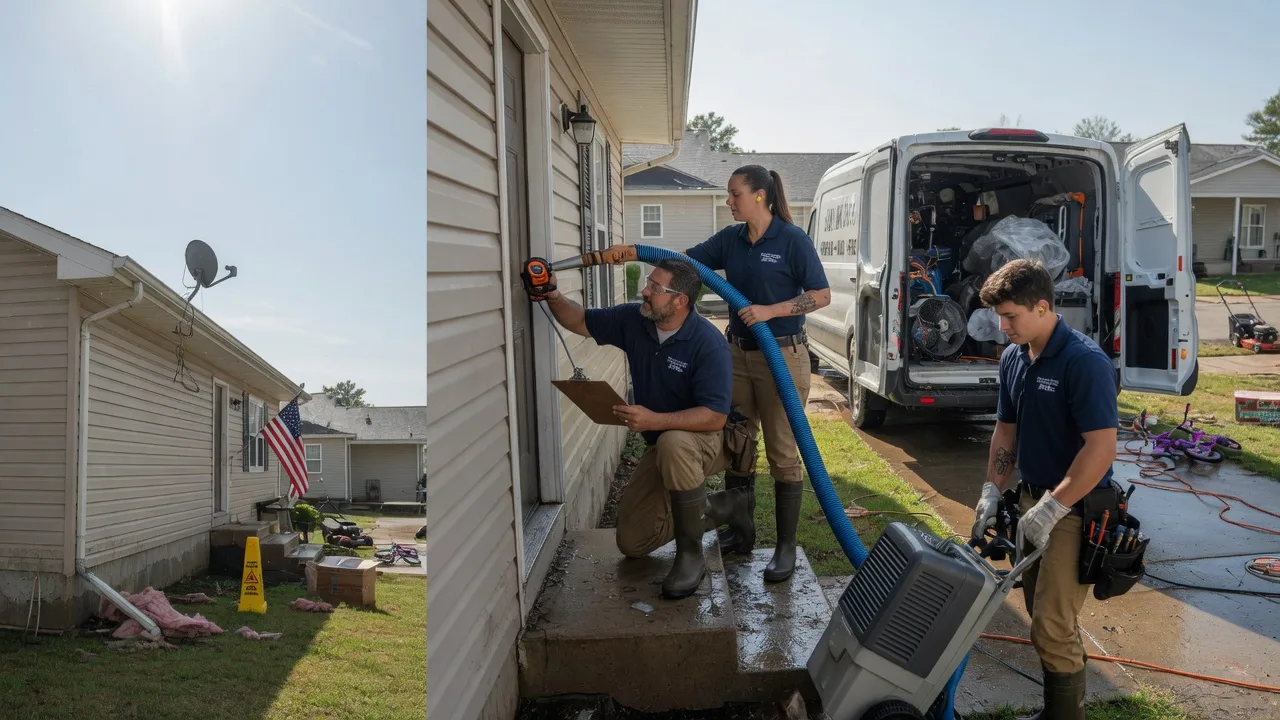 Ceiling Water Damage Restoration in Keezletown, VA near me
